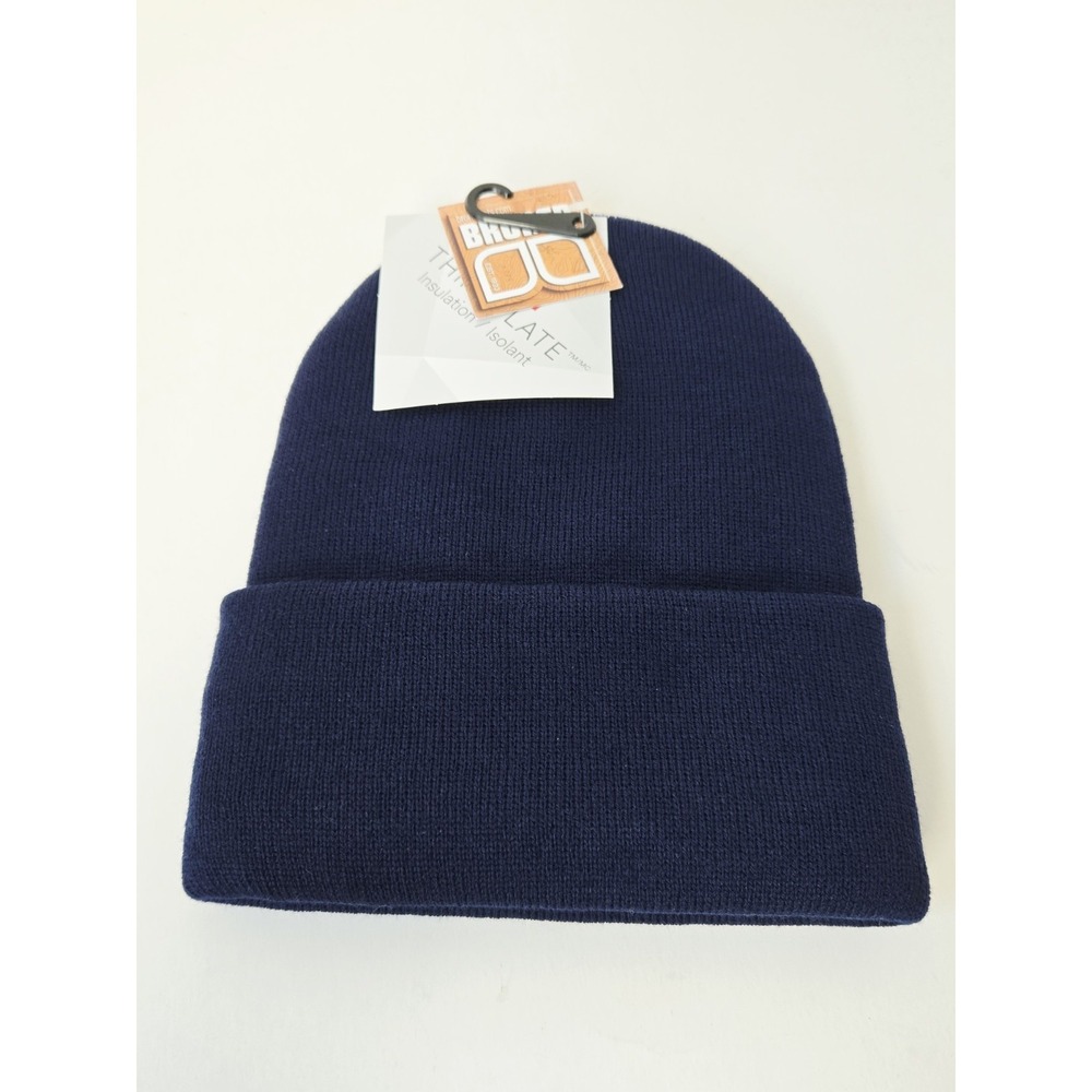 Broner winter hat beanie one size NWT blue